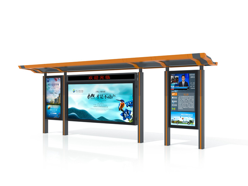 不锈钢候车亭-HCT1003