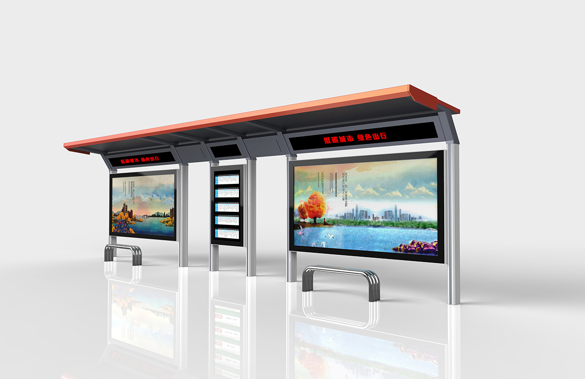 不锈钢候车亭-HCT1001