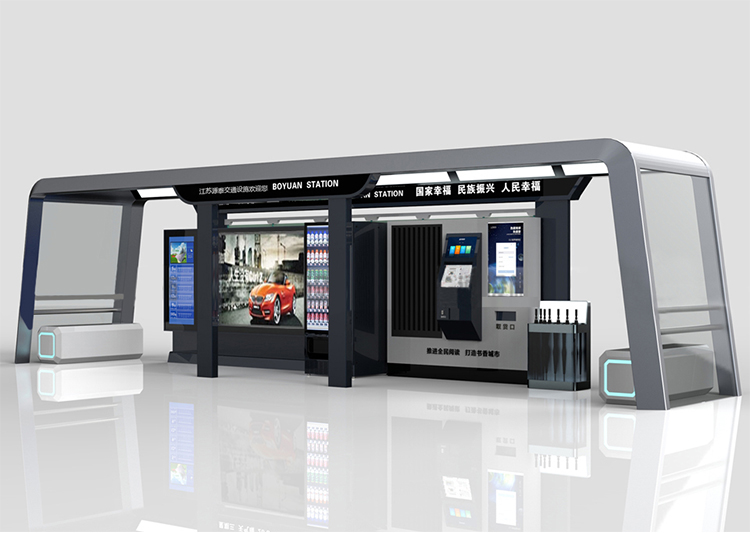 不锈钢候车亭-HCT1005