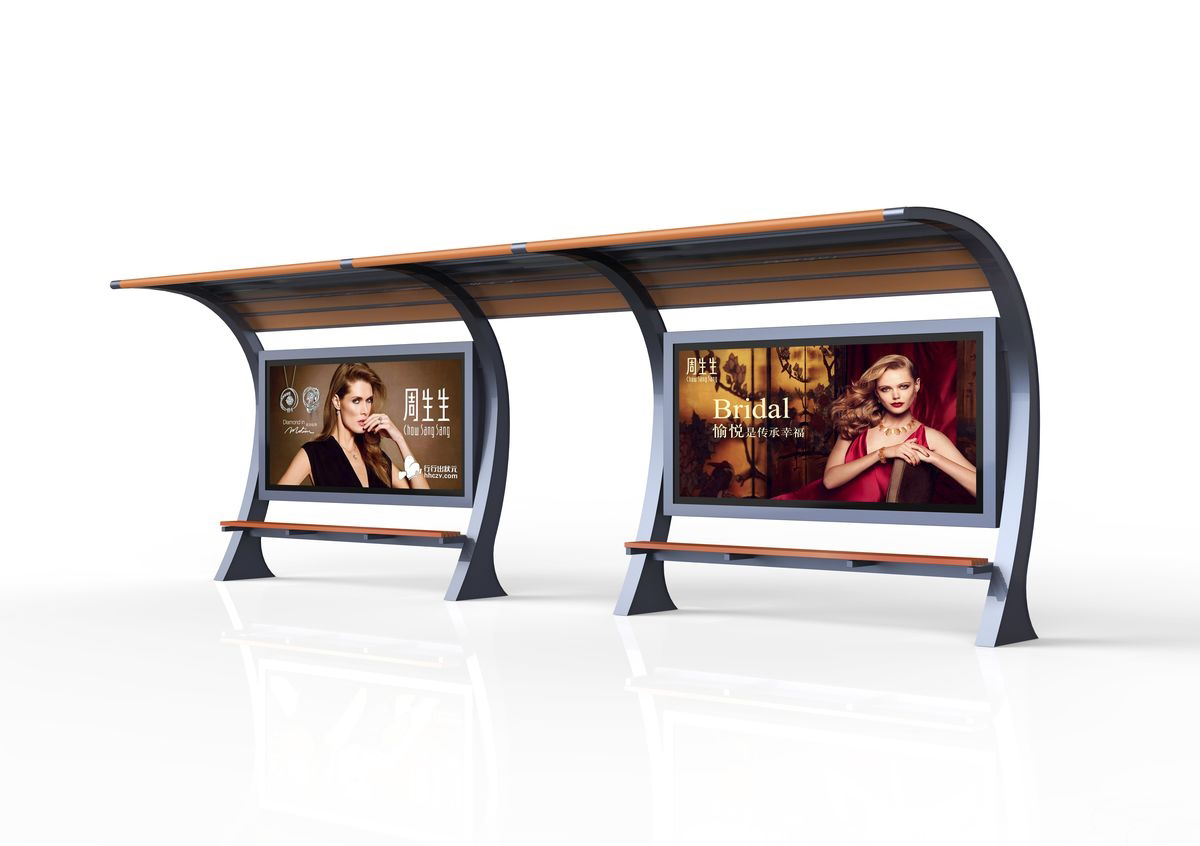 不锈钢候车亭-HCT1008