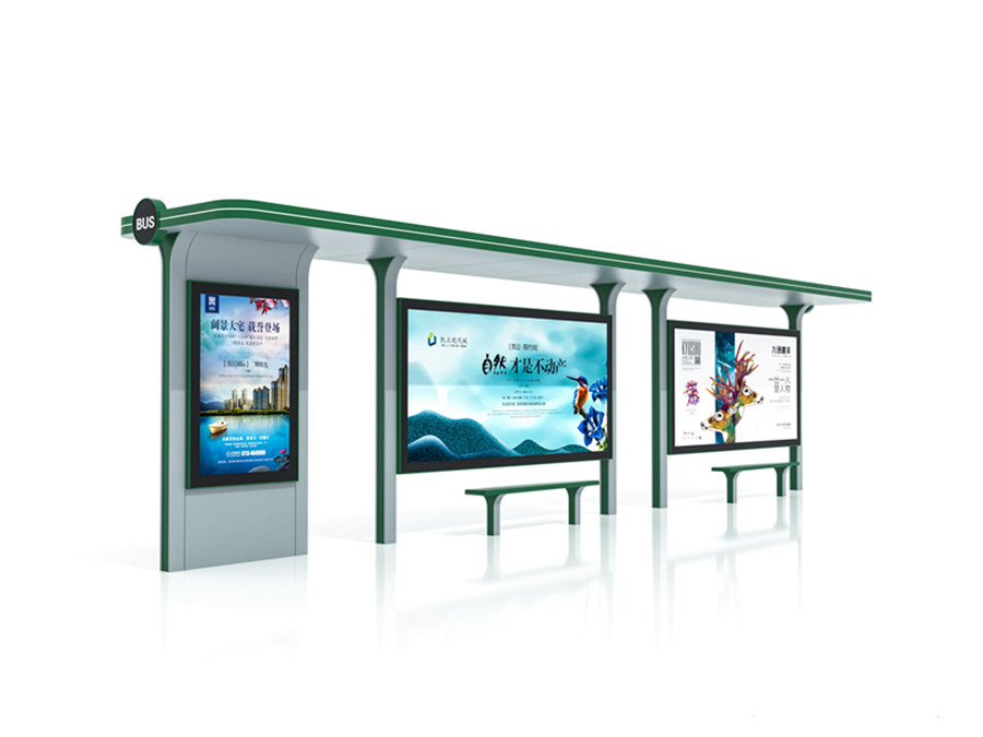 不锈钢候车亭-HCT1009